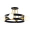 Nuvo Marsden 4-Light Semi Flush Matte Black and Natural Brass 60/7866 - alternate 2
